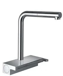 Змішувач Hansgrohe Aquno Select М81 250 2jet кухонний з витяжним виливом Sbox 73830000 Хром