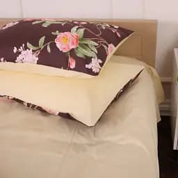 Підковдра MirSon Сатин 22-1346 Stansie 200х220 см Бежева з коричневим (2200006599067) - мініатюра 6