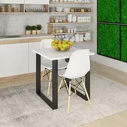 Стол кухонный id A-142 740x738x740 мм Белый