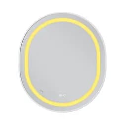 Дзеркало Mixxus Premium ELLIPSE MV05-80x70-REVERSE WHITE (LED Touch, Anti-fog (3-6kK)) (MP6645) - мініатюра 3