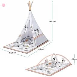 Розвиваючий килимок-намет 3 в 1 Kinderkraft Tippy (00-00304277) - мініатюра 17