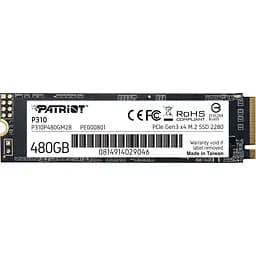 SSD накопитель Patriot P310 480 GB (P310P480GM28) [151779]