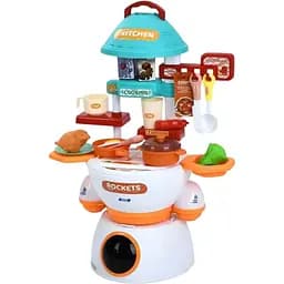 Дитяча кухня Rockets 2в1, що складається в ракету, модель 0421-14B, 31 аксесуар у комплекті