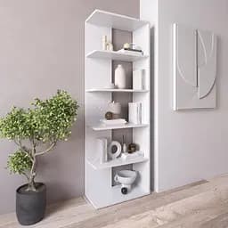 Книжкова полиця стелаж Vays D-6 з 5 відкритих секцій ЛДСП 60x30x178 см для дому офісу вітальні - мініатюра 2