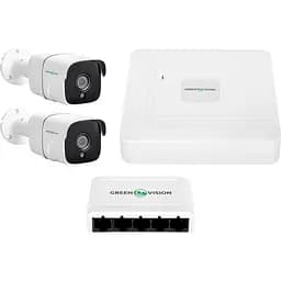Комплект відеоспостереження на 2 камери GV-IP-K-W68/02 4MP (Lite)