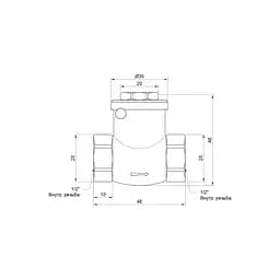 Зворотний клапан SD Plus 1/2" SD242W15 - мініатюра 2