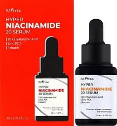 Сироватка освітлювальна з ніацинамідом 20% 20 мл Isntree Hyper Niacinamide 20 Serum - мініатюра 2