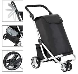 Сумка-візок ShoppingCruiser 3 Wheels Black (604349) - мініатюра 3