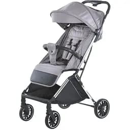 Дитяча прогулянкова коляска-книжка El Camino ME 1129 Link Silver Striped Срібна