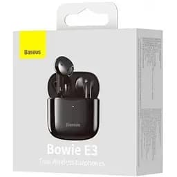 Навушники бездротові TWS Baseus Bowie E3 NGTW080001 чорні - мініатюра 6