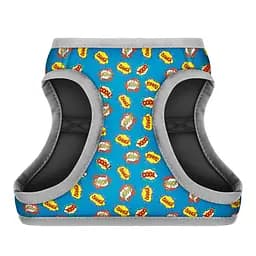 Шлея для собак м'яка Waudog Clothes з QR паспортом, малюнок ВАУ, S1, В 40-45 см, З 29-31 см - мініатюра 2