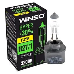 Галогенова лампа Winso H27/1 12V 27W PG13 Hyper +30% (712880)