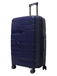 Валіза велика L поліпропілен Milano bag 0306 76×49×31см 82л Темно-синій - мініатюра 2