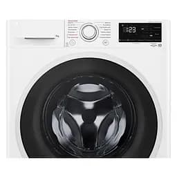 Пральна машина LG фронтальна, 9кг, 1400, A+++, 57см, дисплей, пара, інвертор, білий (F4V3VS7WW) - мініатюра 10