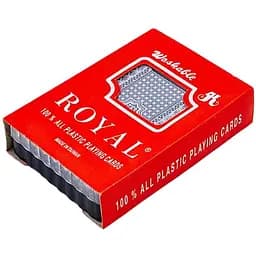 Гральні карти Bambi Okroyal пластикові чорні (95306-1)