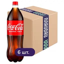 Упаковка напою Coca-Cola безалкогольний сильногазований 10.5 л (1.75 л х 6 шт.)