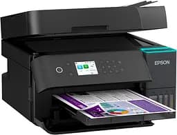 Epson БФП ink color A4 Epson EcoTank L6370 35_23 ppm DADF Duplex USB Ethernet Wi-Fi 4 inks Black Pigment - мініатюра 2