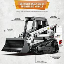Конструктор Reobrix Mechanical Міні-навантажувач з пультом (22004) [160327] - мініатюра 12