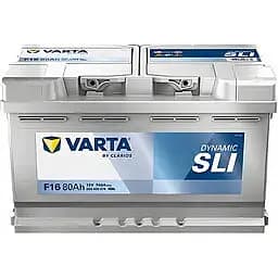 Акумулятор Varta Blue Dynamic 80Ah Ев (-/+) (740EN) (315х175х190) F16