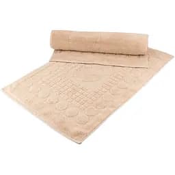 Килимок махровий Saffran 70х50 см бежевий (АК00002)