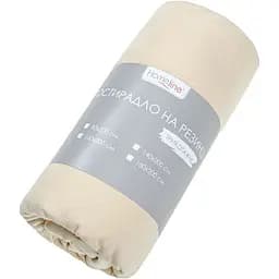 Простирадло на резинці Home line Трикотажне 200х200 см 140 г/м2 світло-бежеве (179627)