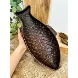 Рибниця велика керамічна (глиняна)