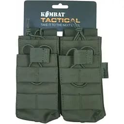 Підсумок під магазини АК Kombat UK Double DUO Mag Pouch Оливковий (1000-kb-ddmp-olgr)