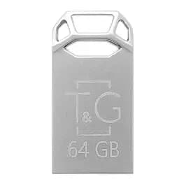 Флеш-накопичувач USB 64GB T&G 110 Metal Series Silver (TG110-64G) - мініатюра 2