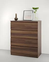 Комод в спальню MebelStar Нео 4Ш 80x43x98 см Дуб бурштиновий (MBS-1068)