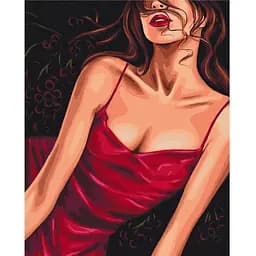 Картина по номерам Brushme Соблазнительный красный © Alla Berezovska BS53573 40х50 см