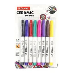 Набір маркерів для кераміки Ceramic Luxor 34500/8bc 8 кольорів