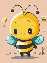 Картина за номерами "Маленька бджілка" 15587-AC 30х40 см