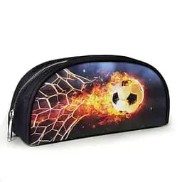 Пенал школьный для футболиста с принтом Футбольный мяч 23х10х8 см детский для мальчика (3948)