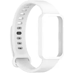 Силіконовий ремінець для фітнес браслетів Xiaomi Smart Band 9 Active Redmi Smart Band 3, Silicone, ivory, зі зручною застібкою, на фітнес трекер та смарт годинник, ArmorStandart (ARM85581) - мініатюра 3