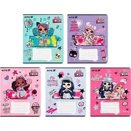 Набор тетрадей Kite Lol Surprise 12 листов в клетку 25 шт. (LO25-232)