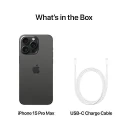Смартфон iPhone 15 Pro Max 256GB Model A3106 Grade C Seller Refurbished Black Titanium - мініатюра 8