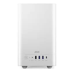 Корпус 2E Credo Metal V300W без БР 2xUSB3.0 1х USB 2.0 1xUSB Type-C 1x90мм VGA 310мм mATX білий - мініатюра 3