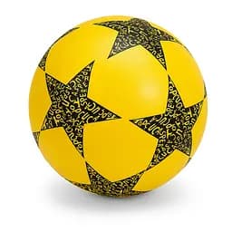 Детский резиновый мяч Звезда Bambi RB20302(Yellow) 60 грамм, диаметр 18 см