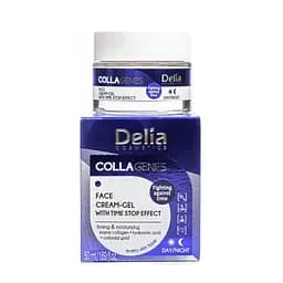 Антивозрастной крем-гель для лица Delia Cosmetics Collagenes с коллагеном 50 мл