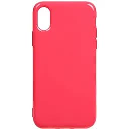 Чехол-накладка Toto Mirror TPU 2 mm Case Apple iPhone X/XS Pink