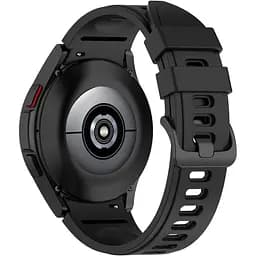 Ремінець для Samsung Galaxy Watch 5 Pro 45mm - чорний ширина кріплення 20мм силікон Watchbands RiccoOne (W29-2WB69551119)