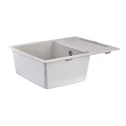 Кухонна мийка Zerix ZS-6250S-01 white ZX4587, Білий матовий - мініатюра 4