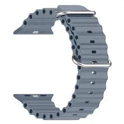 Силіконовий ремінець на смарт-годинник для Apple Watch 38,40,41,42 mm, Ocean Band, stone lotus blue, зі зручною застібкою, для годинника епл вотч, спортивний, ArmorStandart (ARM74236)