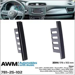 Перехідна рамка для автомобілів Nissan AWM 781-25-102 - мініатюра 2