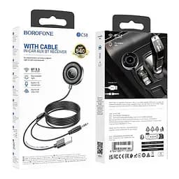 Bluetooth аудіо ресивер Borofone BC58 Gamble (USB+Jack 3,5mm) Metal gray - мініатюра 5