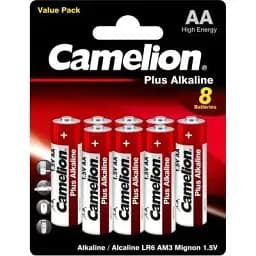 Батарейка Camelion AA LR6 Plus Alkaline х (5+3) (LR6-BP5+3)