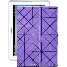 Чохол StatusCASE з екошкіри для планшету Samsung Galaxy Tab 2 10.1 3G (P5100) Фіолетовий ромб