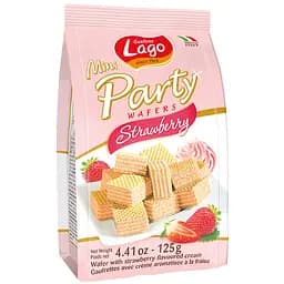 Вафли Gastone Lago Mini с клубникой, 125 г (877887)