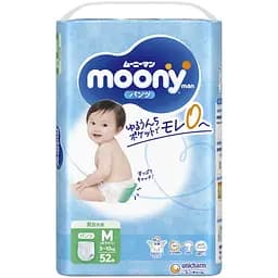 Трусики-підгузки Moony 3 (5-10 кг) 52 шт.