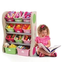 Органайзер з ящиками Step 2 Fun Time Room Organizer рожевий з салатовим (41384) - мініатюра 2
